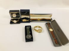 A GROUP OF QUALITY GENTS WRIST WATCHES TO INCLUDE MAINLY ACCURIST, ETC.
