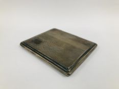 VINTAGE SILVER CIGARETTE CASE, BIRMINGHAM ASSAY HEIGHT 9.5CM. WIDTH 8.5CM.