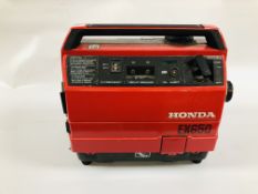 HONDA EX650 PETROL GENERATOR - SOLD AS SEEN