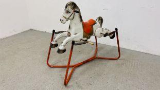 VINTAGE "MOBO"" TINPLATE ROCKING/SPRING HORSE