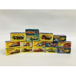 A GROUP OF MATCHBOX LESNEY SUPERFAST DIE CAST MODELS TO INCLUDE 1, 17, 26, 28, 36, 46, 63,