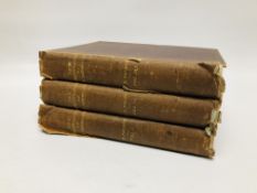 THREE VOLUMES OF "THE PERLUSTRATION OF GREAT YARMOUTH WITH GORLESTON AND SOUTH TOWN" BY C.F.