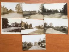 A GROUP OF RP POSTCARDS OF SUTTERTON LINCOLNSHIRE (7)