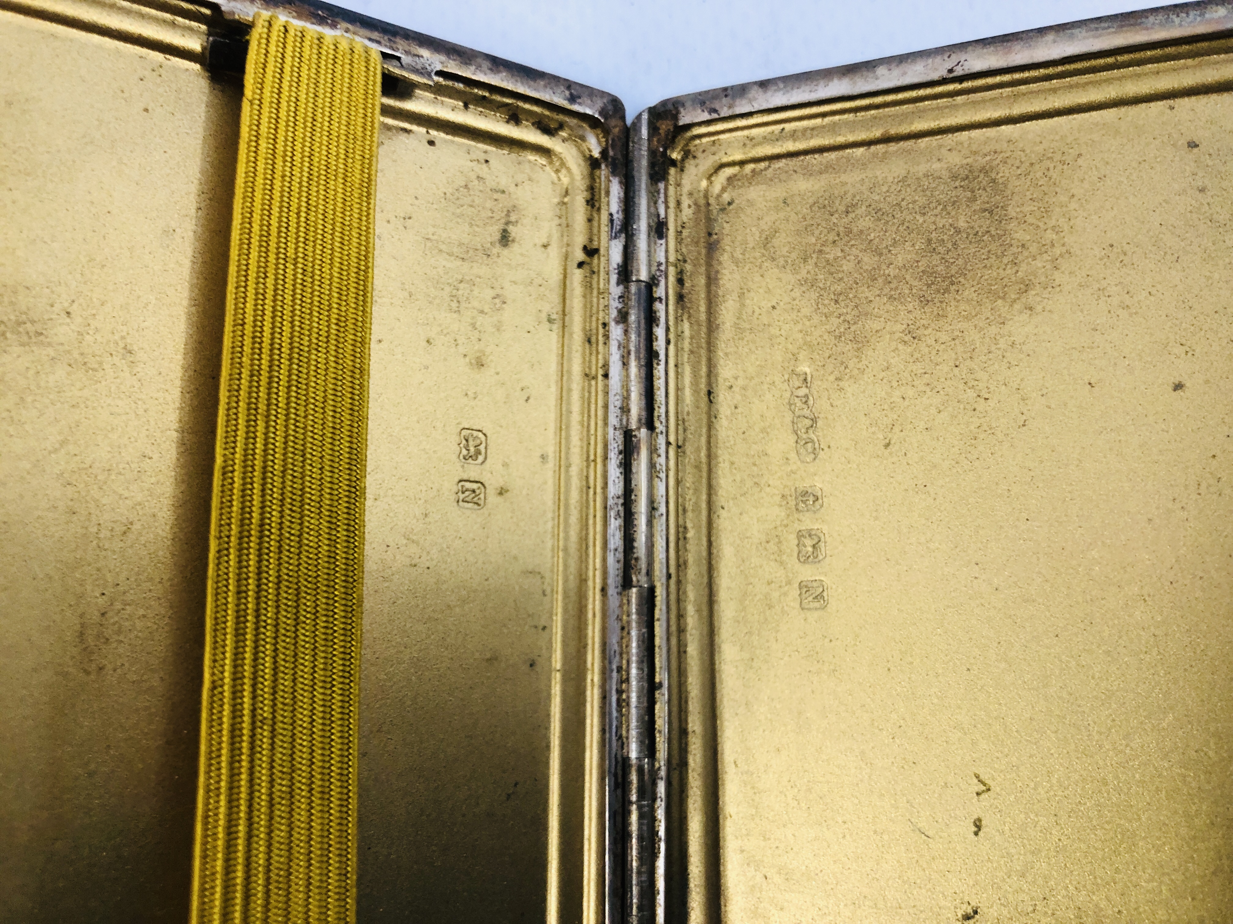 VINTAGE SILVER CIGARETTE CASE, BIRMINGHAM ASSAY HEIGHT 9.5CM. WIDTH 8.5CM. - Image 7 of 7