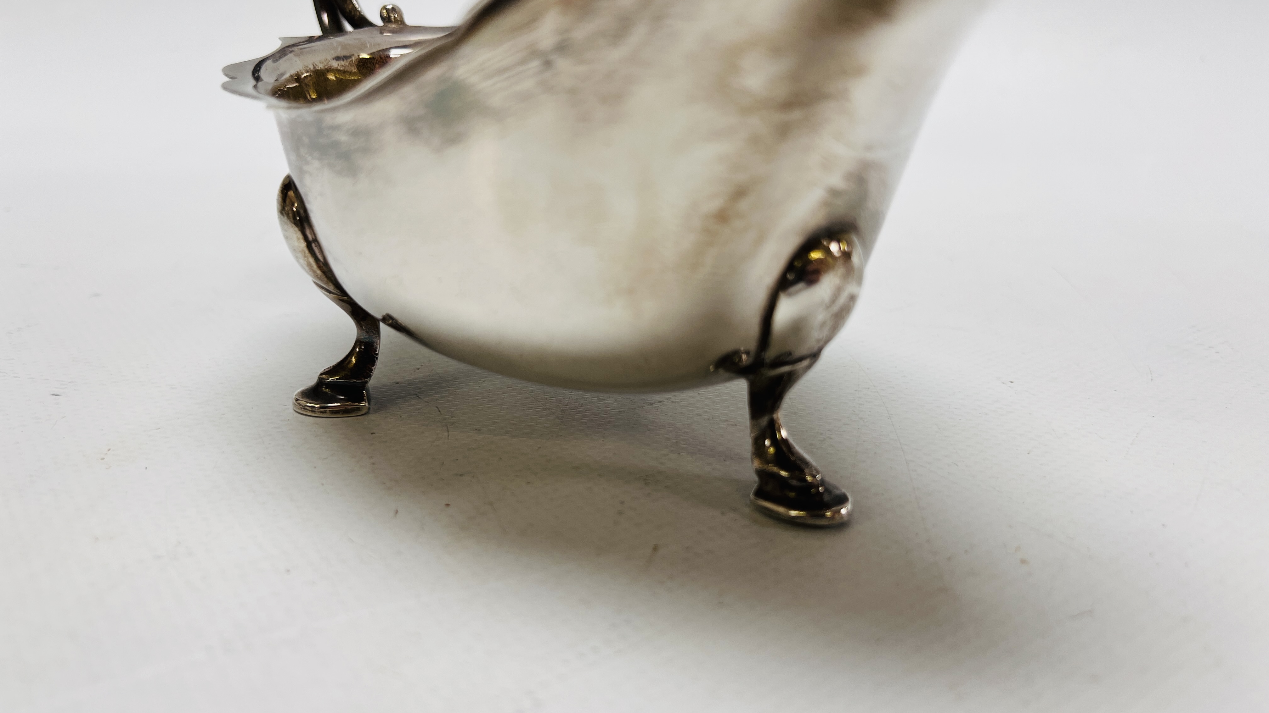 TWO SILVER SAUCE BOATS IN THE C18TH. - Image 11 of 12