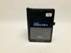 SAMSUNG GALAXY TAB A TABLET MODEL SM-T550 IN CASE - SOLD AS SEEN