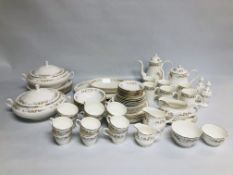 APPROXIMATELY 62 PIECES OF MAYFAIR CHINA TEA AND DINNER WARE