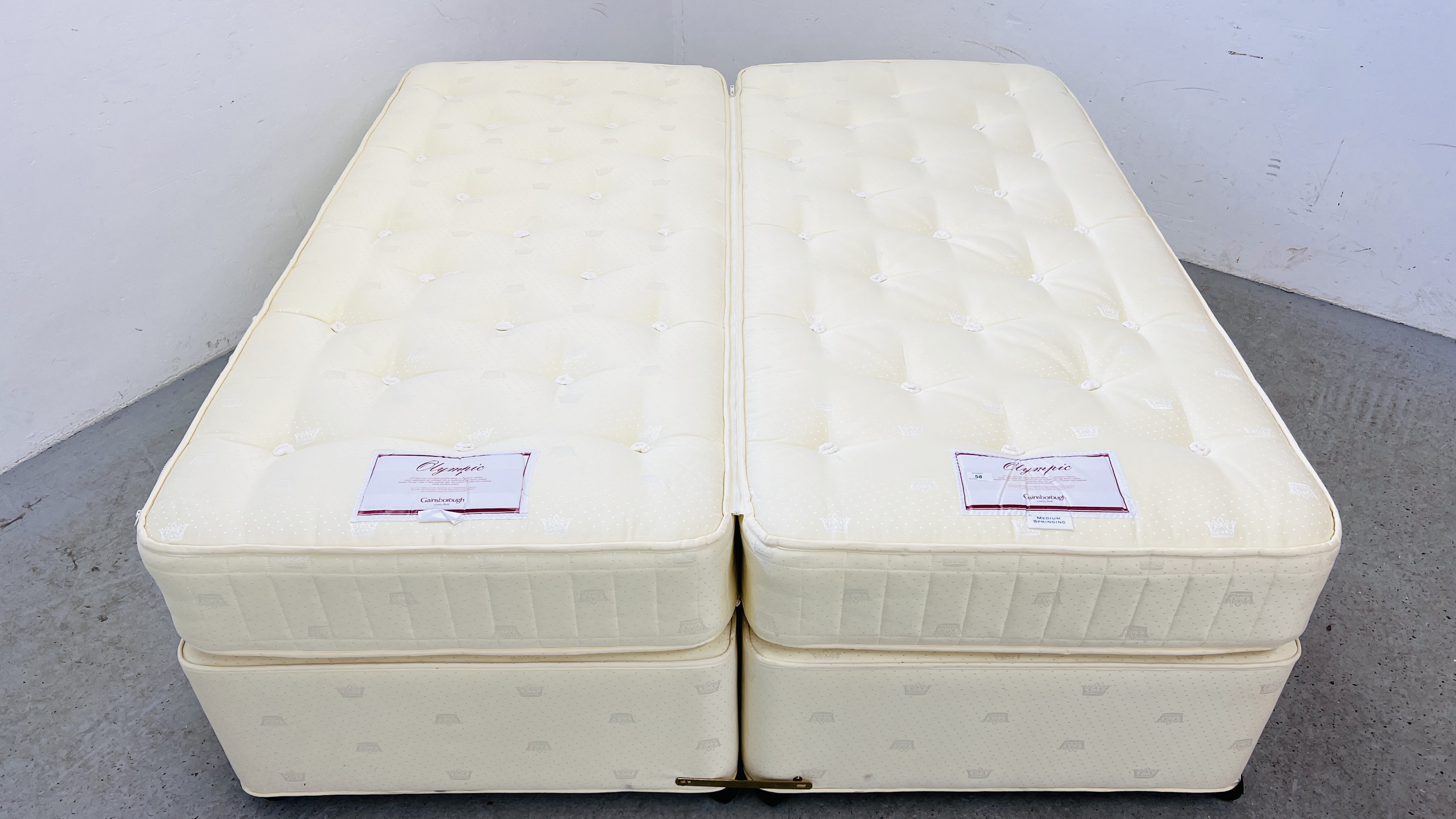 A GAINSBOROUGH LUXURY BED OLYMPIC KING SIZE DIVAN BED - Image 2 of 16