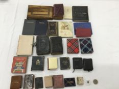 An interesting collection of Miniature books, the majority showing some signs of wear.