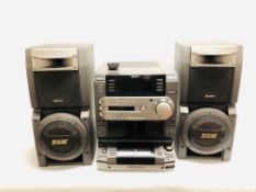 SONY LBT-LX5 HI-FI SYSTEM WITH SPEAKERS - SOLD AS SEEN
