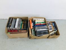 3 X BOXES CONTAINING MAINLY ANTIQUE REFERENCE AND AUCTION CATALOGUES TO INCLUDE LYLE,