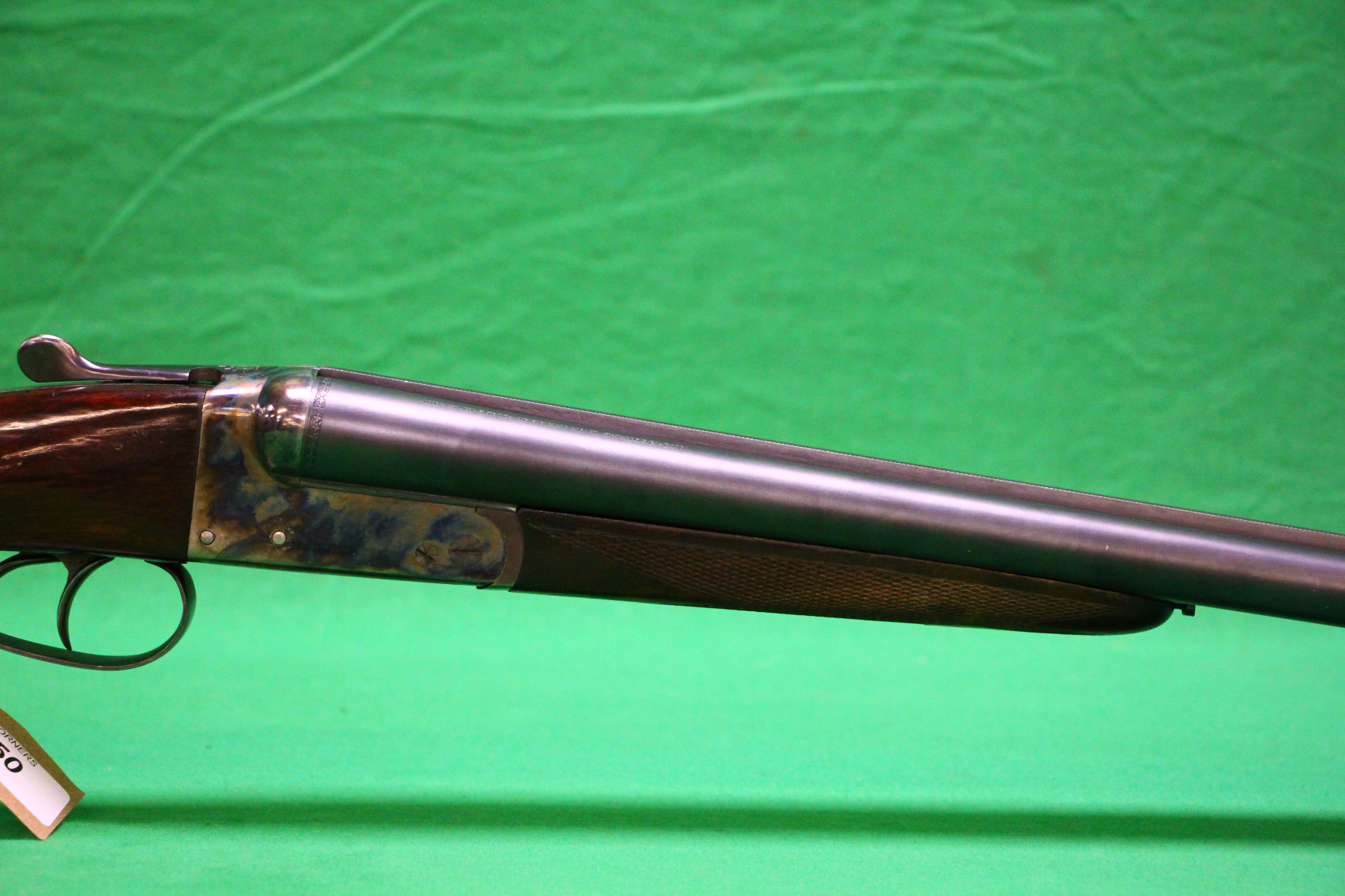 AYA 12 BORE SIDE BY SIDE SHOTGUN #580805 EJECTOR, - Image 3 of 10