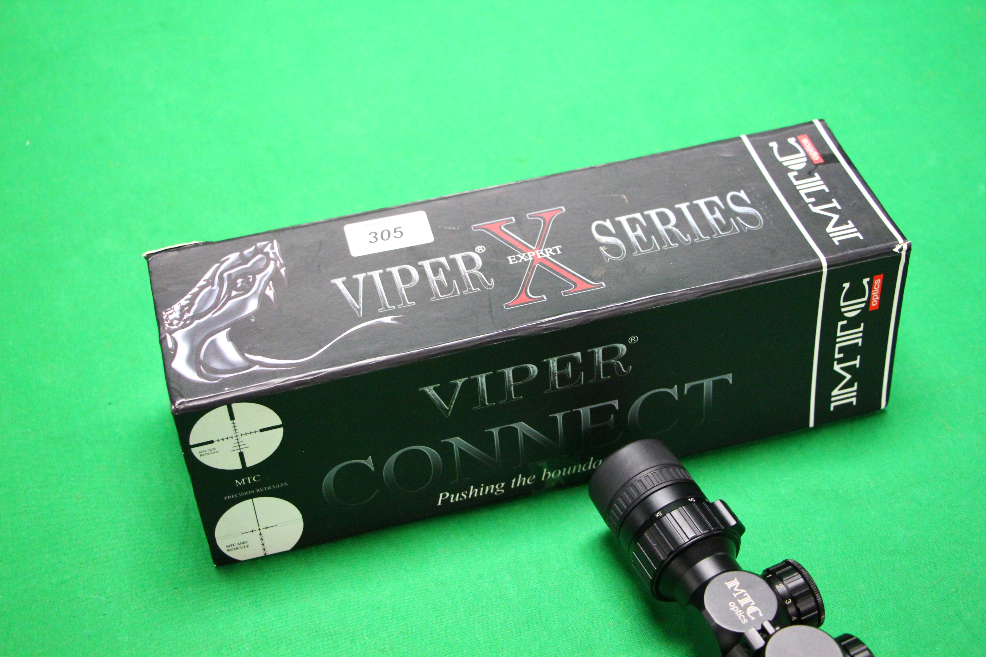 A BOXED MTC OPTICS VIPER X SERIES CONNECT 3-12 X32 RIFLE SCOPE WITH MOUNTS - Image 9 of 10