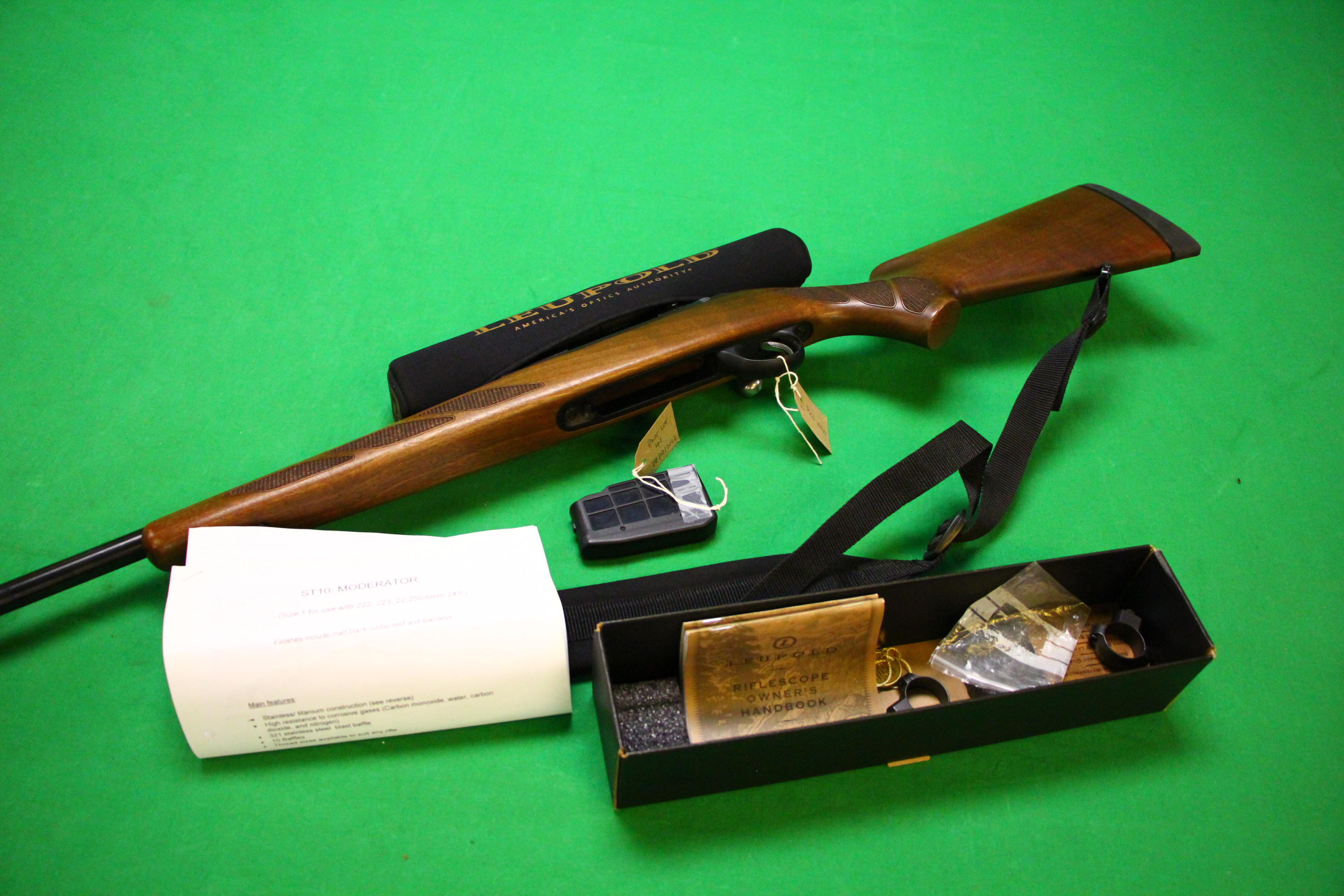 TIKKA .243 BOLT ACTION RIFLE #486734 FITTED WITH . - Image 11 of 13