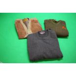 A GENTS BARBOUR XL LAMBSWOOL CLASSIC JUMPER,