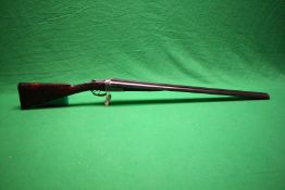 J. HARKOM & SON 12 BORE SIDE BY SIDE SHOTGUN