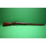 AN ANTIQUE PERCUSSION CAP MUSKET,
