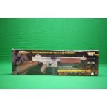 A THOMPSON SPRING POWERED AIR SOFT GUN BOXED AS NEW - (ALL GUNS TO BE INSPECTED AND SERVICED BY