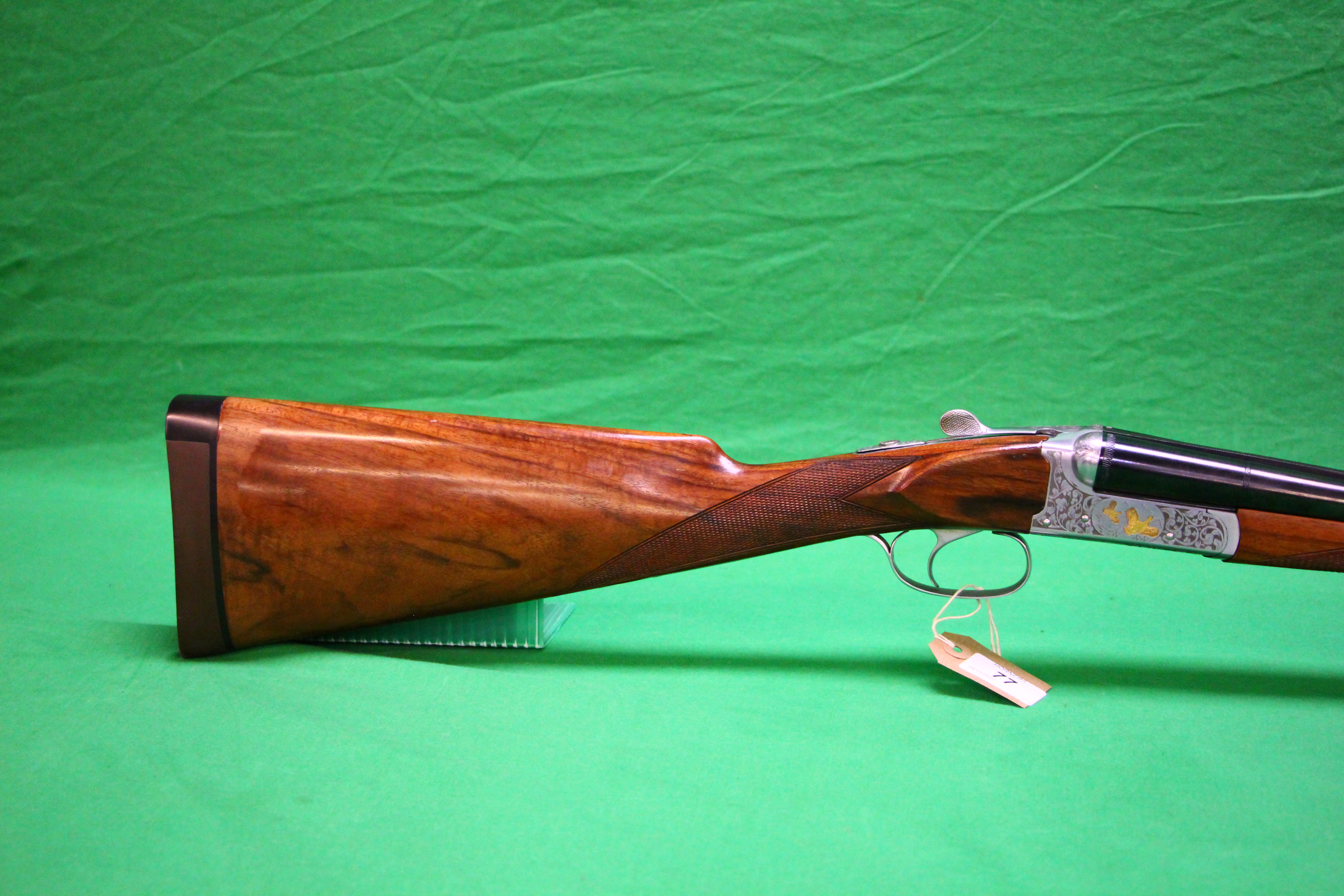 FAUSTI 28 BORE SIDE BY SIDE SHOTGUN #BO8499, SINGLE TRIGGER, - Image 3 of 12