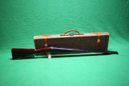 WEBLEY & SCOTT 12 BORE SIDE BY SIDE SHOTGUN #142778 BOX LOCK EJECTOR 28" BARRELS PRESENTED IN