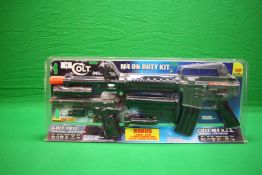 A COLT ON DUTY M4 SPRING POWERED AIR SOFT GUN BOXED AS NEW - (ALL GUNS TO BE INSPECTED AND SERVICED
