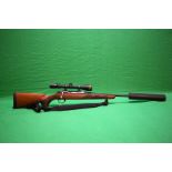 TIKKA .243 BOLT ACTION RIFLE #486734 FITTED WITH .