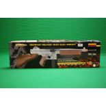 A THOMPSON SPRING POWERED AIR SOFT GUN BOXED AS NEW - (ALL GUNS TO BE INSPECTED AND SERVICED BY