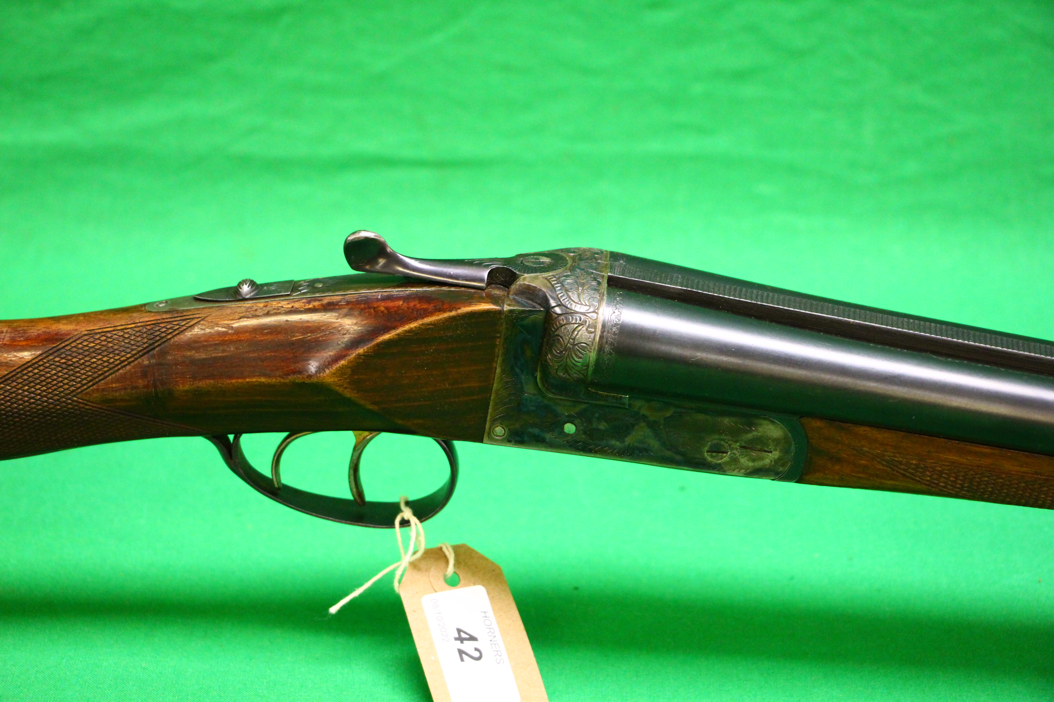 SPANISH 12 BORE S/B/S SHOTGUN #47712 28 INCH BARRELS, - Image 3 of 11