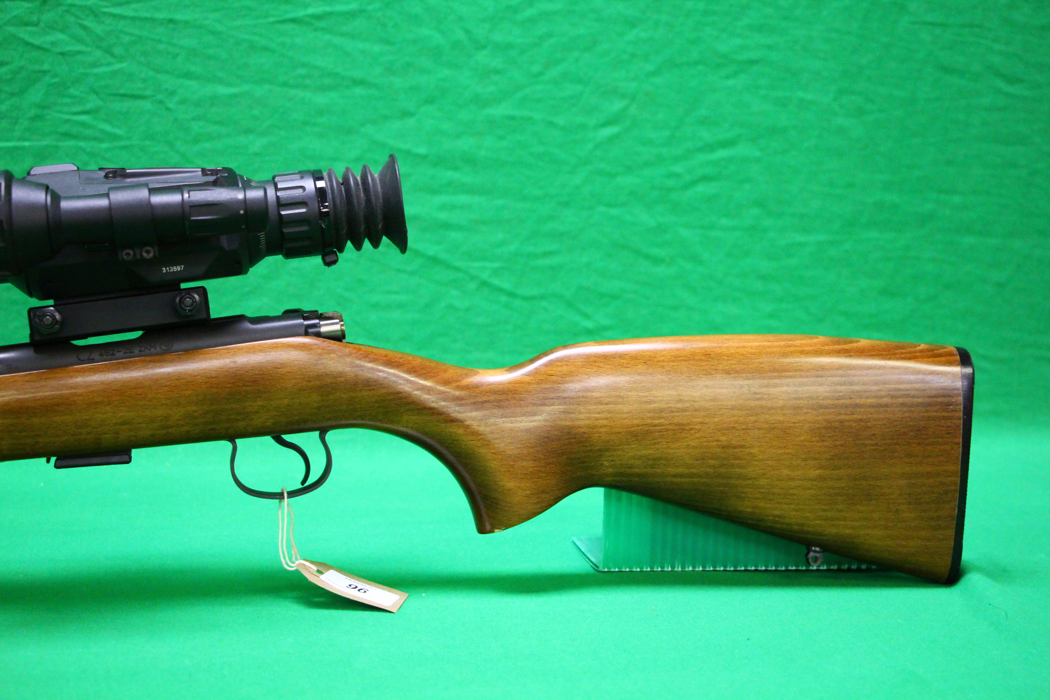 CZ 452-ZEKM .22 BOLT ACTION RIFLE COMPLETE WITH SOUND MODERATOR # NONE AND X SIGHT 2 HD SCOPE - Image 3 of 15