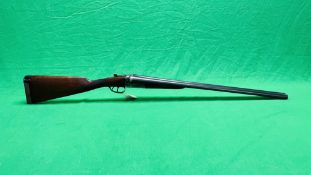 AYA 12 BORE SIDE BY SIDE SHOTGUN #576546 28 INCH BARRELS,