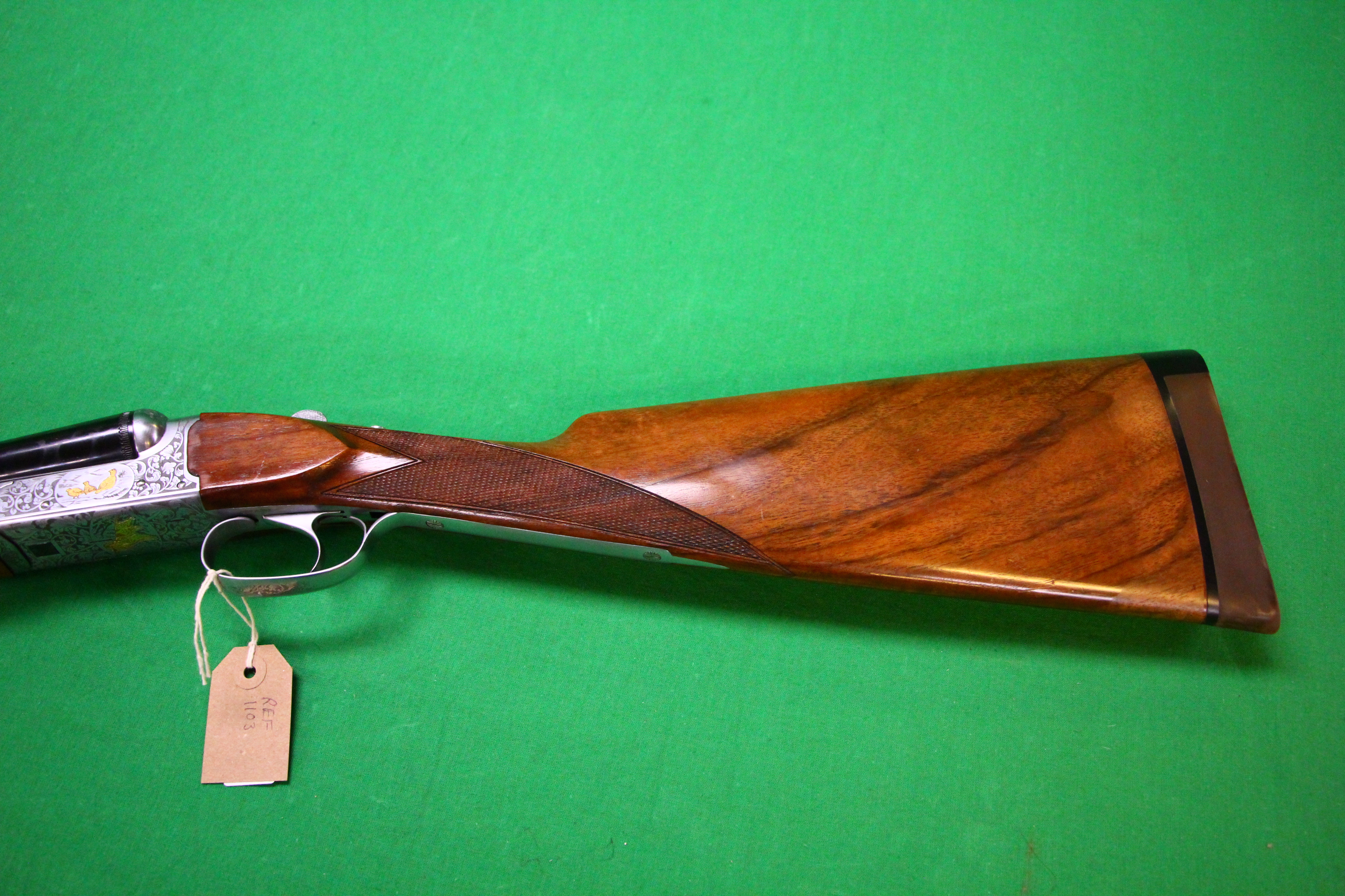 FAUSTI 28 BORE SIDE BY SIDE SHOTGUN #BO8499, SINGLE TRIGGER, - Image 7 of 12