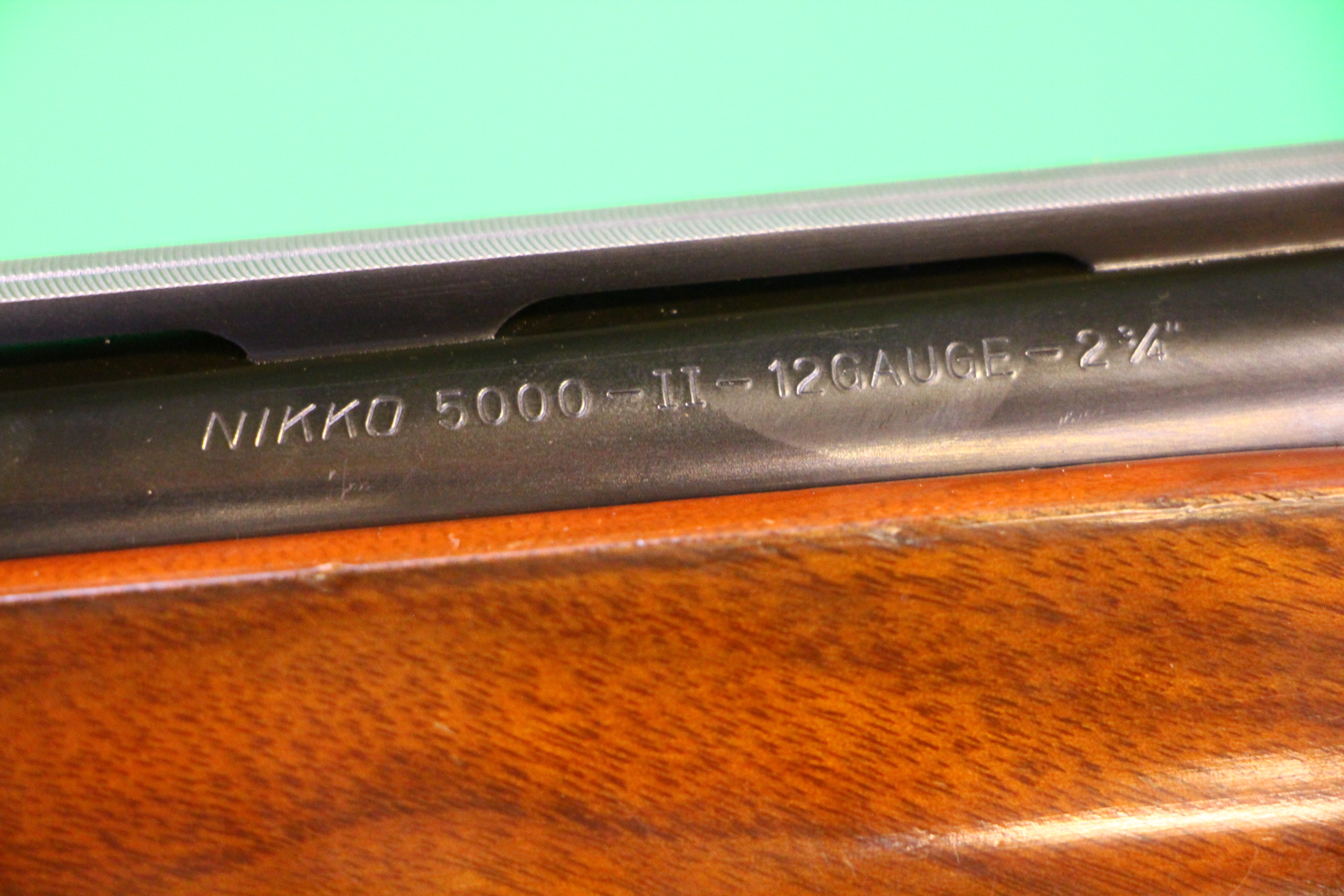 NIKKO 5000 MKII SKEET 12 GAUGE OVER AND UNDER SHOTGUN #K442554 SINGLE SELECTABLE TRIGGER, EJECTOR, - Image 10 of 10