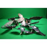 5 SILLOSOCK HYPA FLAP PIGEON DECOYS,