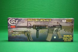 A COLT M4-1911 OPS KIT SPRING POWERED AIR SOFT GUN BOXED AS NEW - (ALL GUNS TO BE INSPECTED AND