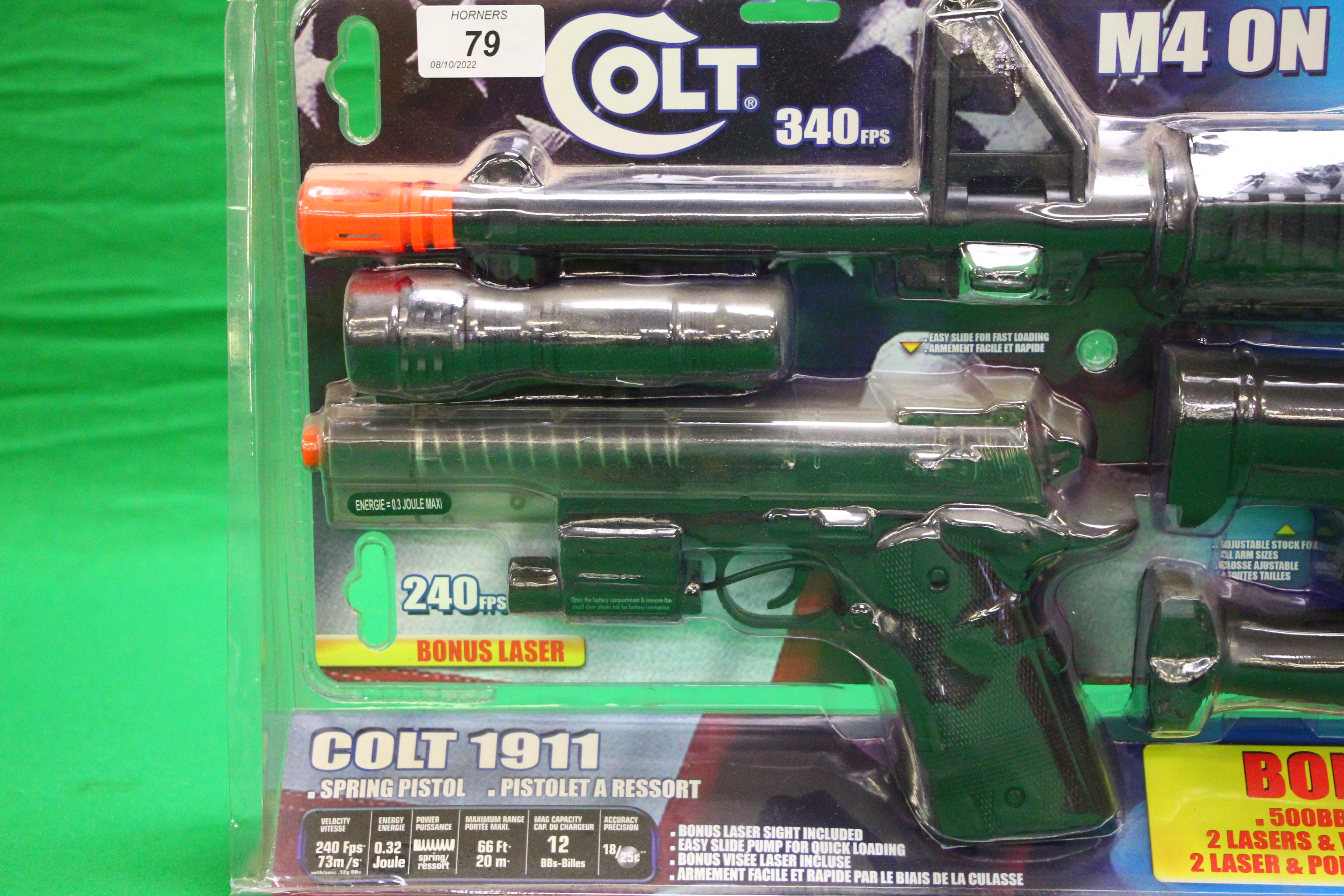 A COLT ON DUTY M4 SPRING POWERED AIR SOFT GUN BOXED AS NEW - (ALL GUNS TO BE INSPECTED AND SERVICED - Image 4 of 7