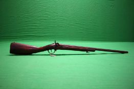 A FRENCH CHARLEVILLE MUSKET STAMPED 1812,
