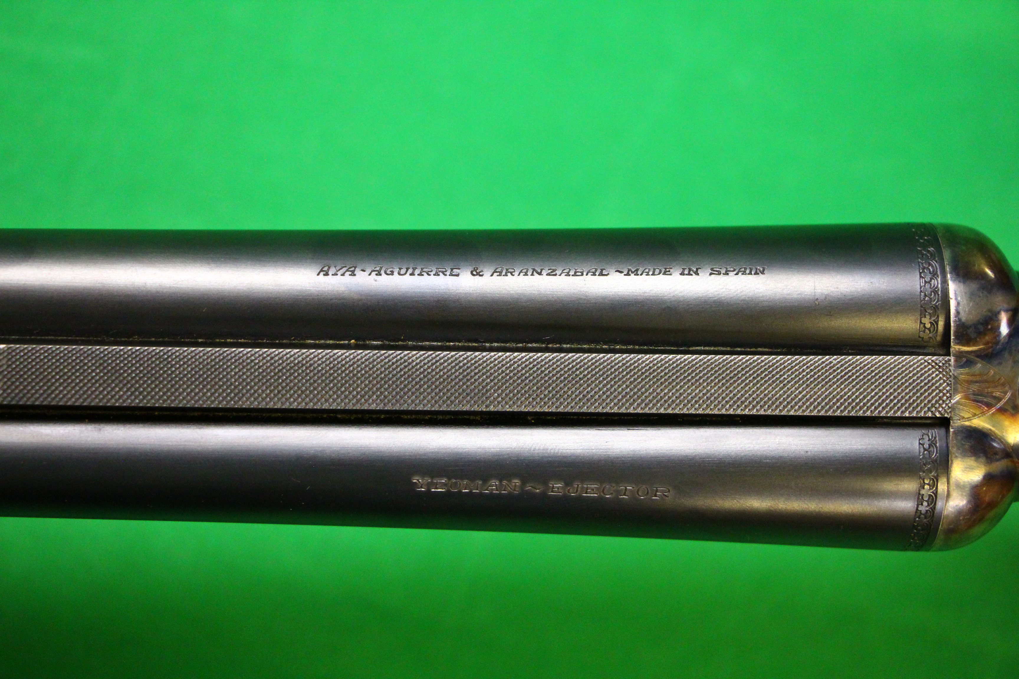 AYA 12 BORE SIDE BY SIDE SHOTGUN #580805 EJECTOR, - Image 7 of 10