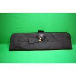 A BLACK CANVAS GUN CASE