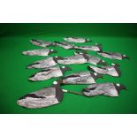 14 SILLOSOCK DECOYS,