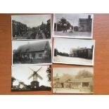 PACKET MIXED POSTCARDS, WETHERINGSETT POST OFFICE RP, STONHAM PAVA MAGPIE RP,