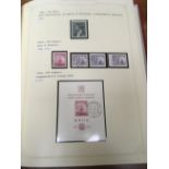 CZECHOSLOVAKIA: BOX WITH 1945-67 COLLECTION IN TWO ALBUMS PLUS VARIOUS IN ANOTHER ALBUM AND IN