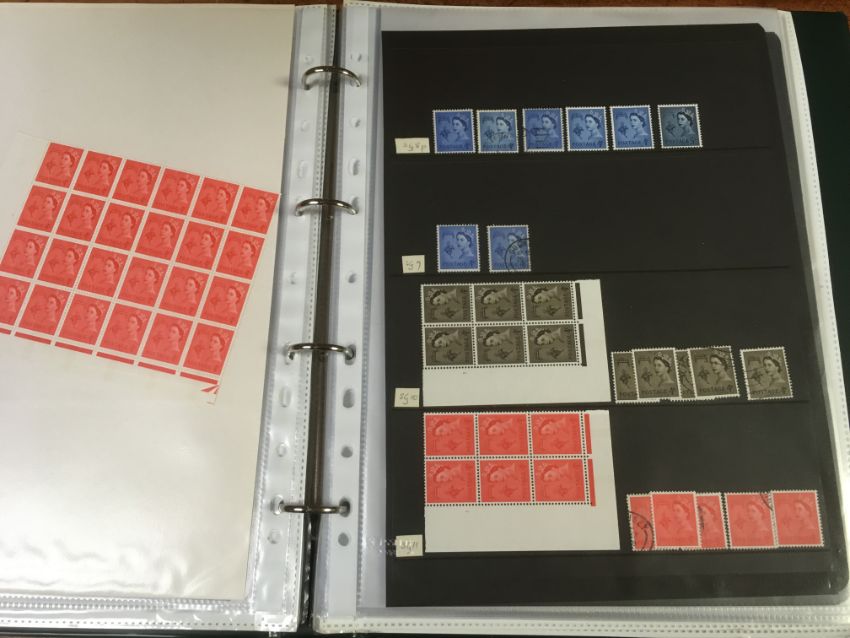 GB: BOX WITH REGIONAL COLLECTION IN FOUR BINDERS, MINT, USED, FIRST DAY COVERS, PACKS, - Image 6 of 6