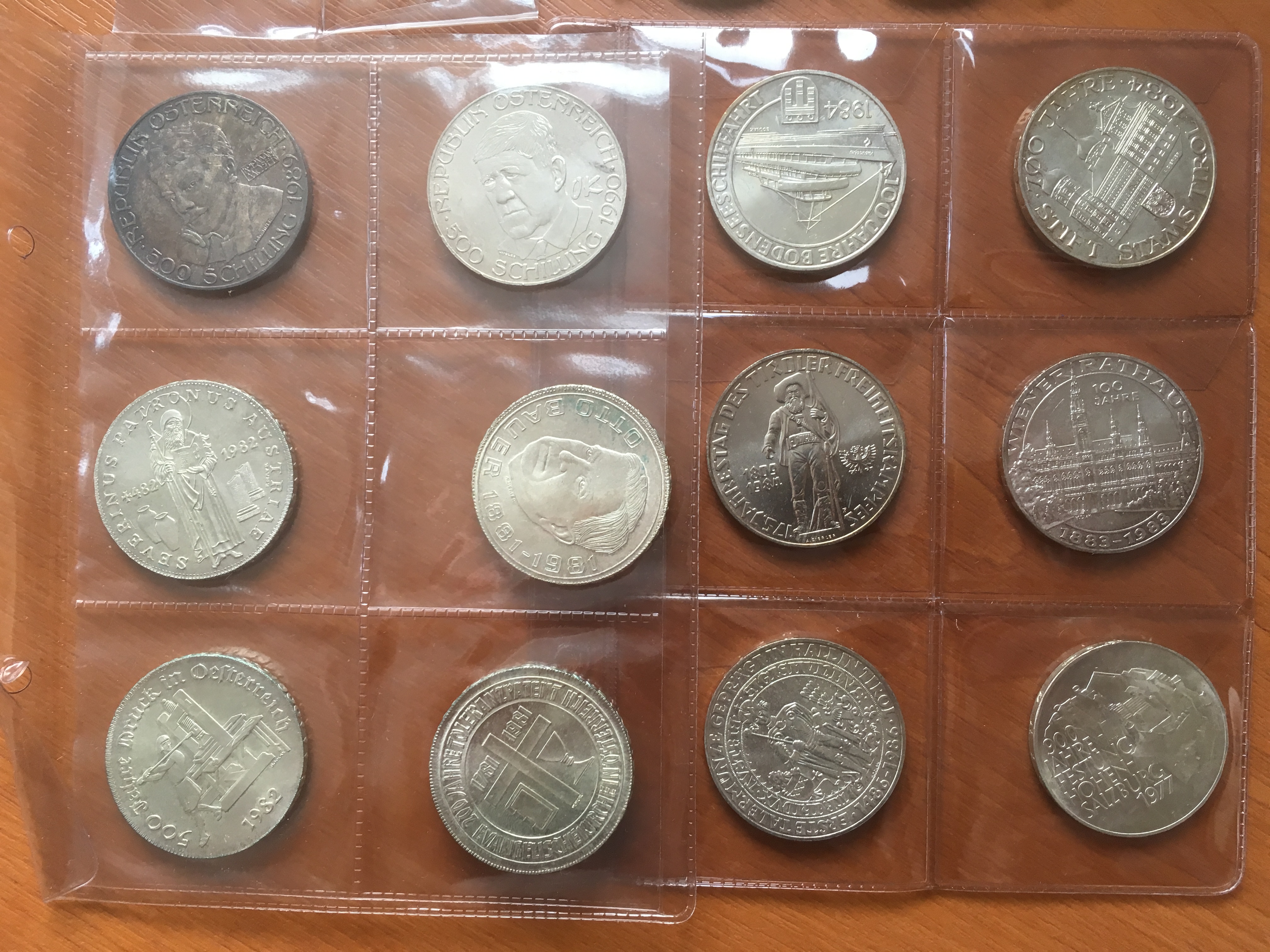 AUSTRIA: c1982-89 COLLECTION OF 500 SCHILLING SILVER COMMEMORATIVE COINS, - Image 2 of 6