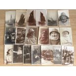 SUFFOLK: LOWESTOFT FISHING INDUSTRY POSTCARDS, ALL RP WITH FISHER GIRLS, TRAWLERS AND DRIFTERS,