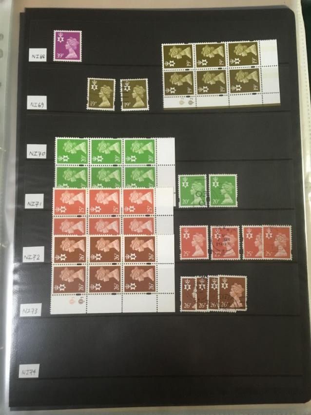 GB: BOX WITH REGIONAL COLLECTION IN FOUR BINDERS, MINT, USED, FIRST DAY COVERS, PACKS, - Image 4 of 6