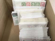 GB: 1971 POSTAL STRIKE: BOX WITH DUPLICATED COVERS FROM EDGWARE, HARROW, PLYMOUTH, DISS, ETC.