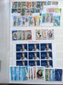 STOCKBOOK WITH QE2 MAINLY MNH, SETS AND PART SETS WITH A FEW VARIETIES OF WATERMARK, BERMUDA,
