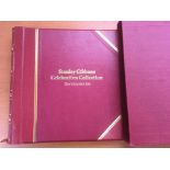 GB: SG ORIEL ALBUM WITH PRINTED LEAVES FOR QV ISSUES WITH A USED COLLECTION,