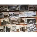 BOX OF MIXED UK POSTCARDS, ALL RP, MANY 1950s-60s, GENERAL VIEWS, HOTELS, COUNTRY HOUSES, ETC.