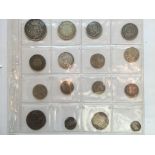 SMALL GROUP PRE VICTORIA SILVER COINS INCLUDING HAMMERED (3), 1757 SIXPENCE, 1821 SHILLING,
